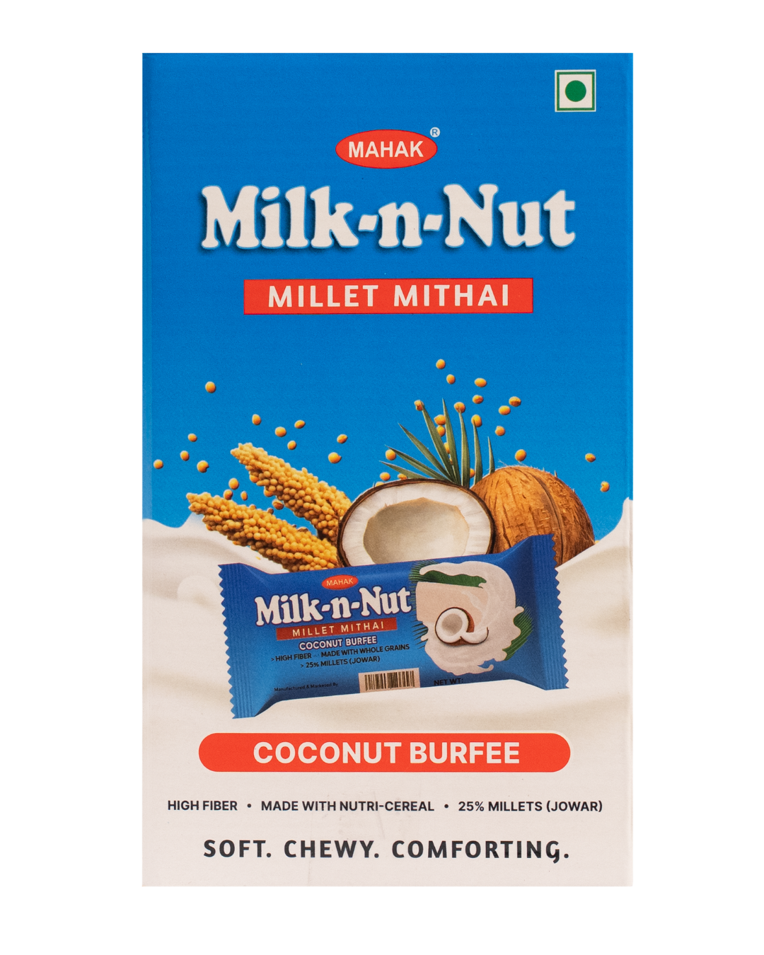 Mahak Milk N Nut Millet Mithai - Pack of 12